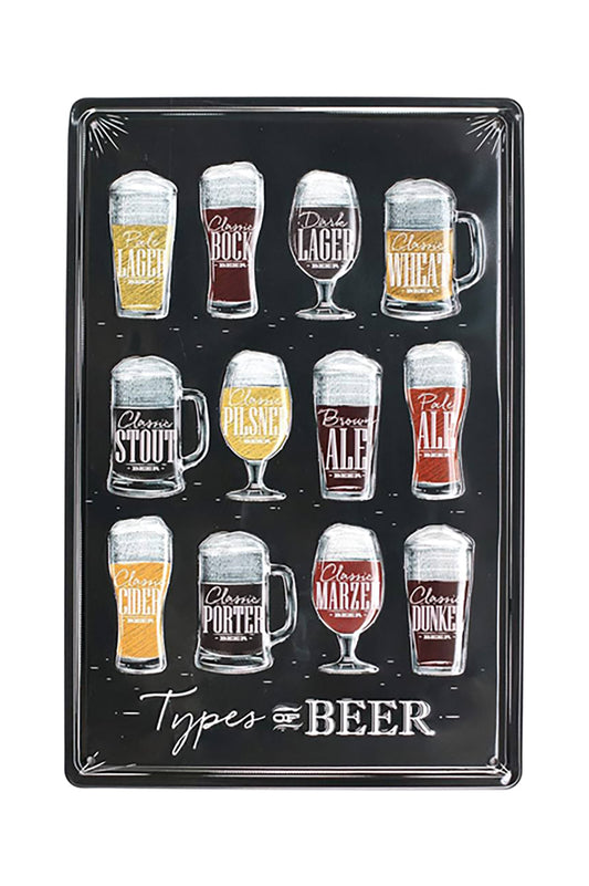 Types of Beer - Sign - BuyAbility