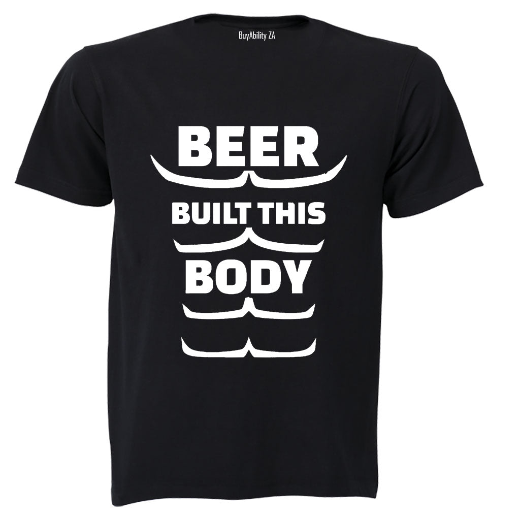 Beer Built This Body - Adults - T-Shirt