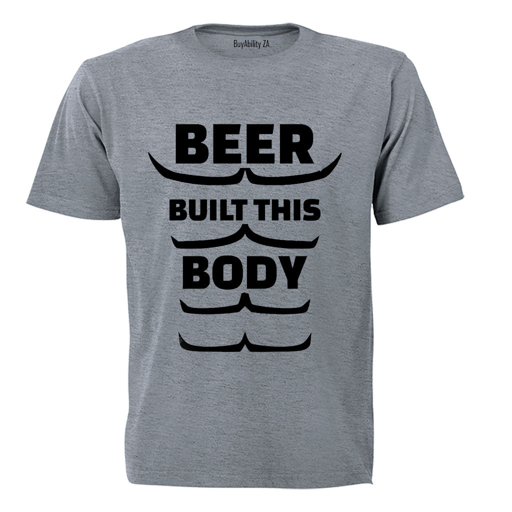 Beer Built This Body - Adults - T-Shirt