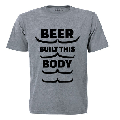 Beer Built This Body - Adults - T-Shirt