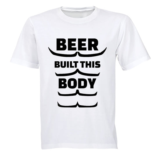 Beer Built This Body - Adults - T-Shirt - BuyAbility South Africa