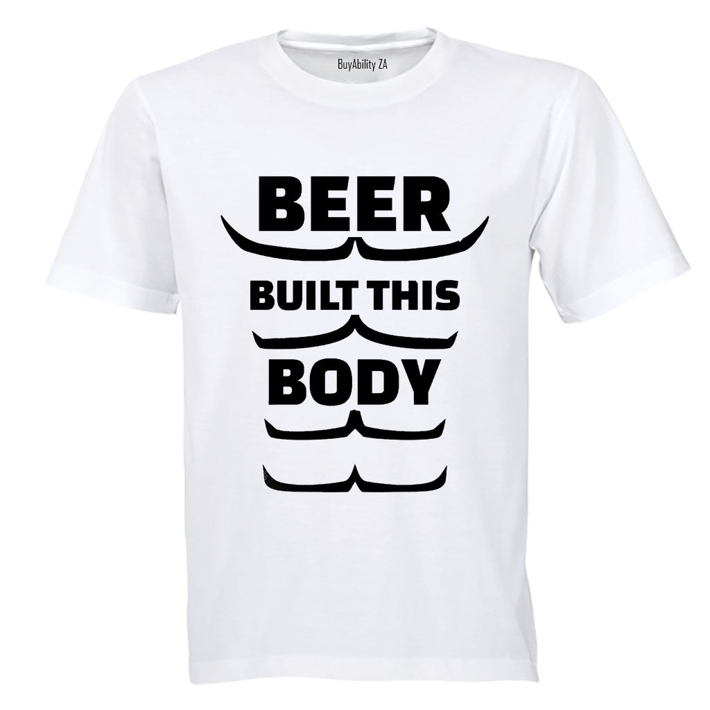 Beer Built This Body - Adults - T-Shirt