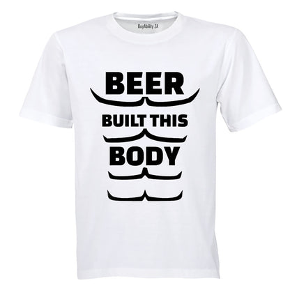 Beer Built This Body - Adults - T-Shirt
