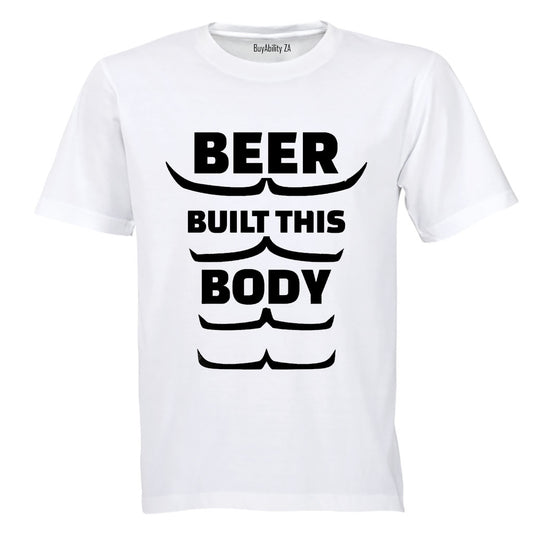 Beer Built This Body - Adults - T-Shirt
