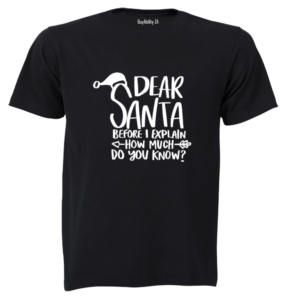 Before I Explain - Christmas - Kids T-Shirt