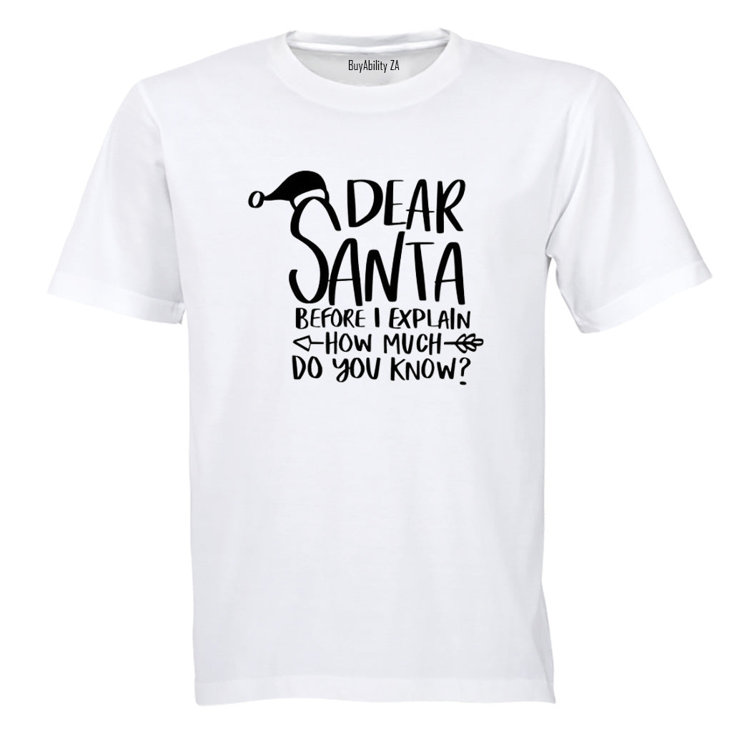 Before I Explain - Christmas - Kids T-Shirt