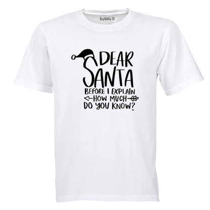 Before I Explain - Christmas - Adults - T-Shirt