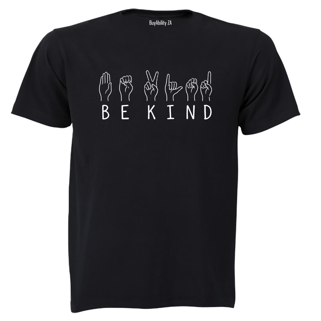 Be Kind Sign Language - Kids T-Shirt - BuyAbility South Africa