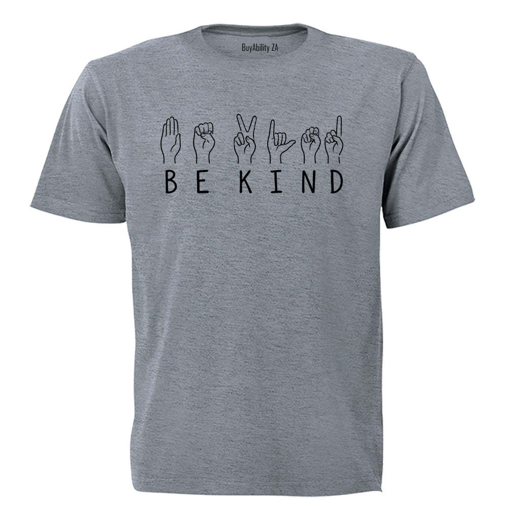 Be Kind Sign Language - Kids T-Shirt - BuyAbility South Africa
