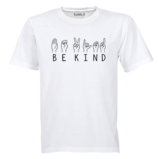 Be Kind Sign Language - Kids T-Shirt - BuyAbility South Africa