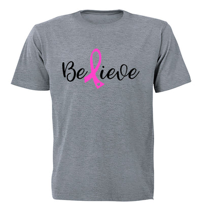 Believe - Cancer Support - Adults - T-Shirt - BuyAbility South Africa