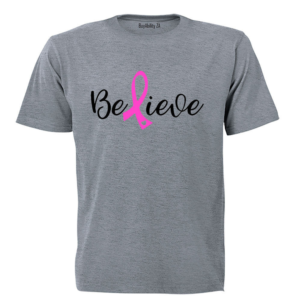 Believe - Cancer Support - Adults - T-Shirt