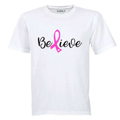 Believe - Cancer Support - Adults - T-Shirt