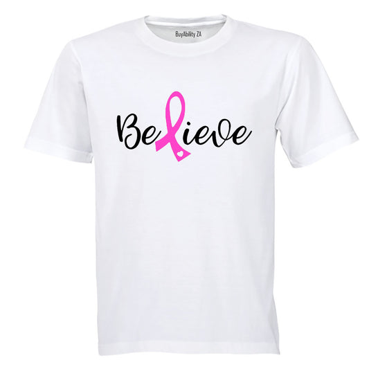 Believe - Cancer Support - Adults - T-Shirt