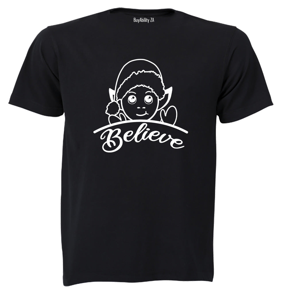 Believe - Christmas Elf - Adults - T-Shirt