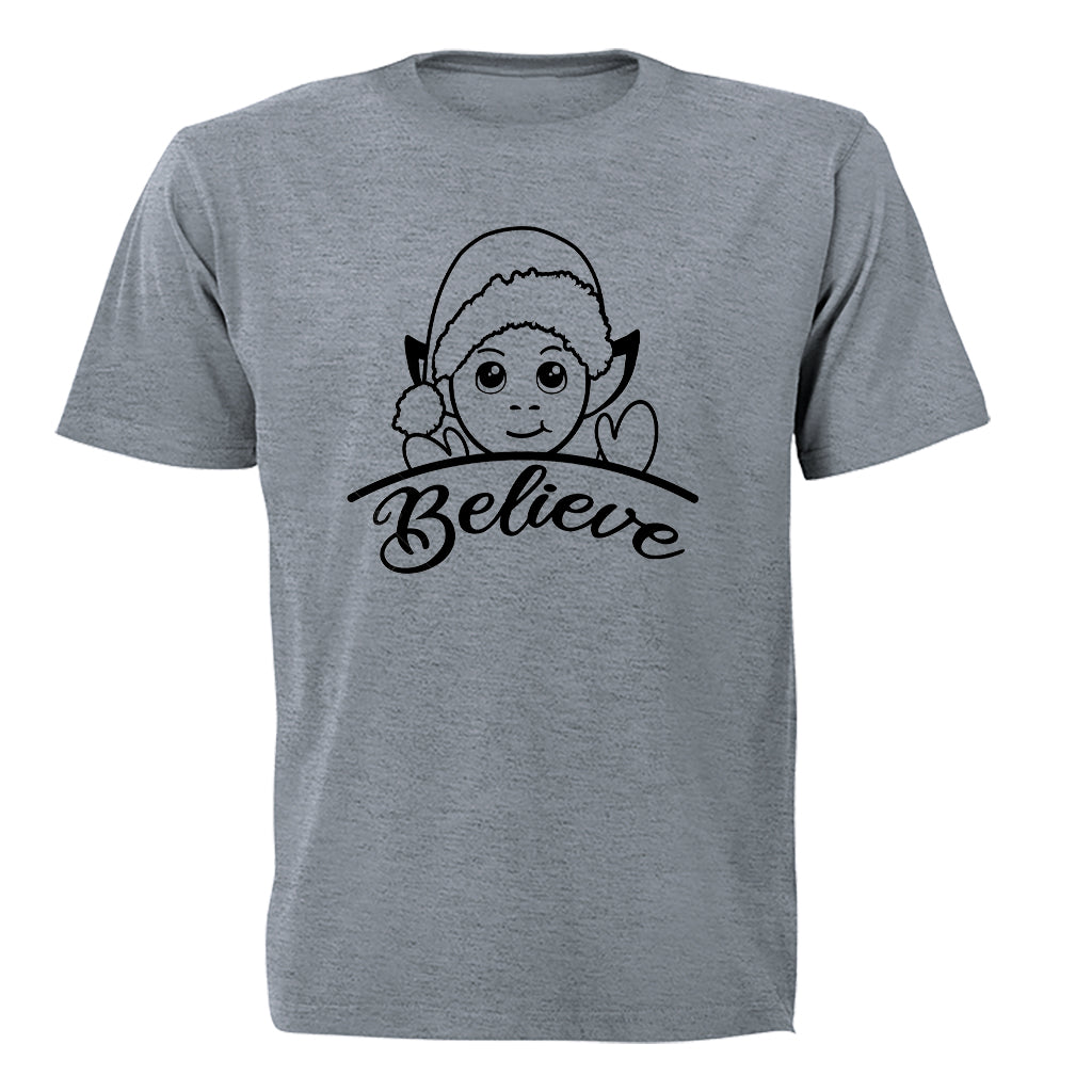 Believe - Christmas Elf - Kids T-Shirt - BuyAbility South Africa