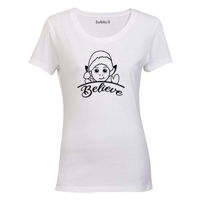 Believe - Christmas Elf - Ladies - T-Shirt