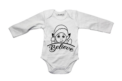 Believe - Christmas Elf - Baby Grow