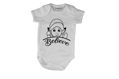 Believe - Christmas Elf - Baby Grow