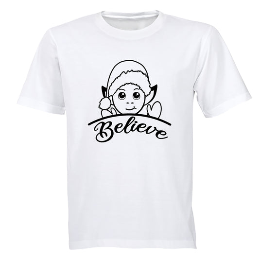 Believe - Christmas Elf - Adults - T-Shirt - BuyAbility South Africa