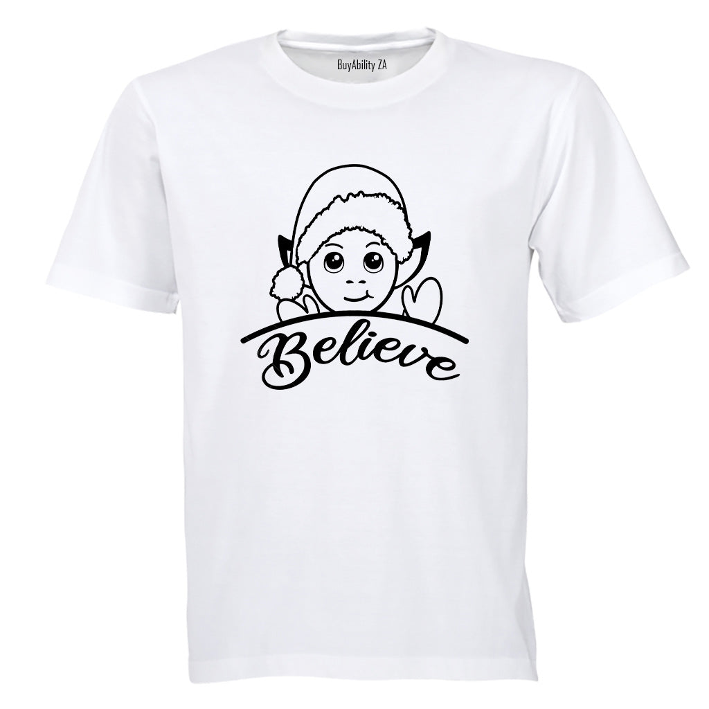 Believe - Christmas Elf - Kids T-Shirt