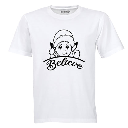 Believe - Christmas Elf - Adults - T-Shirt