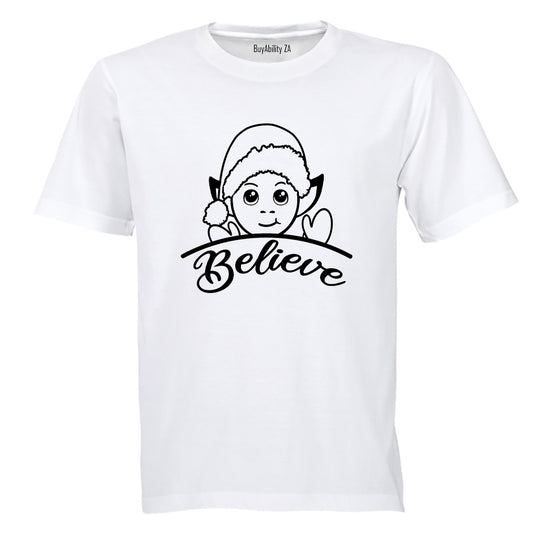 Believe - Christmas Elf - Adults - T-Shirt