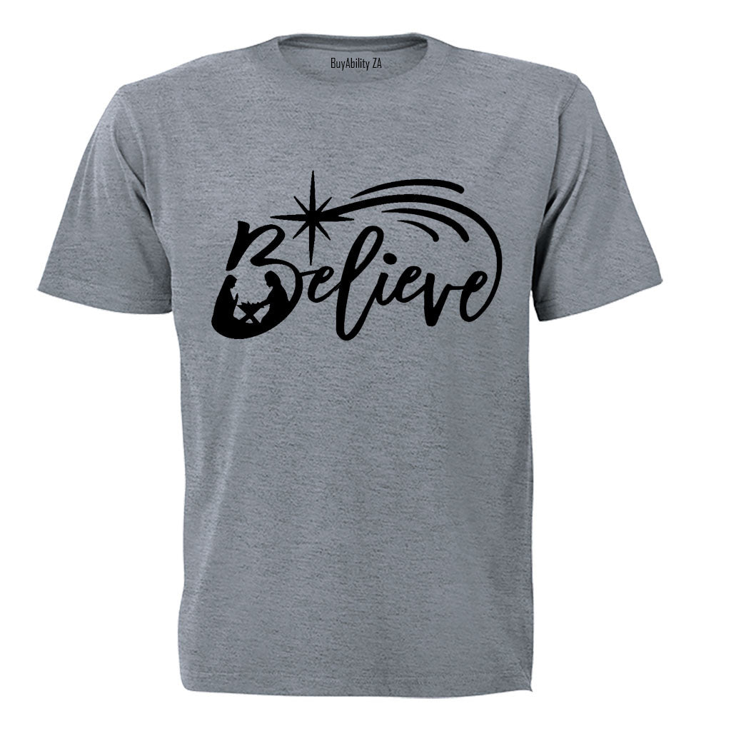 Believe - Christmas - Adults - T-Shirt