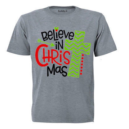 Believe in Christ-Mas - Christmas - Adults - T-Shirt