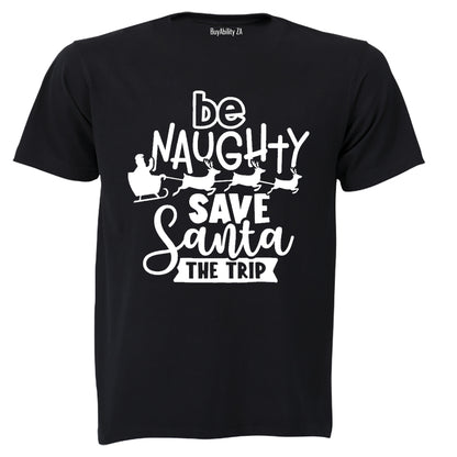 Save Santa The Trip! - Christmas - Adults - T-Shirt