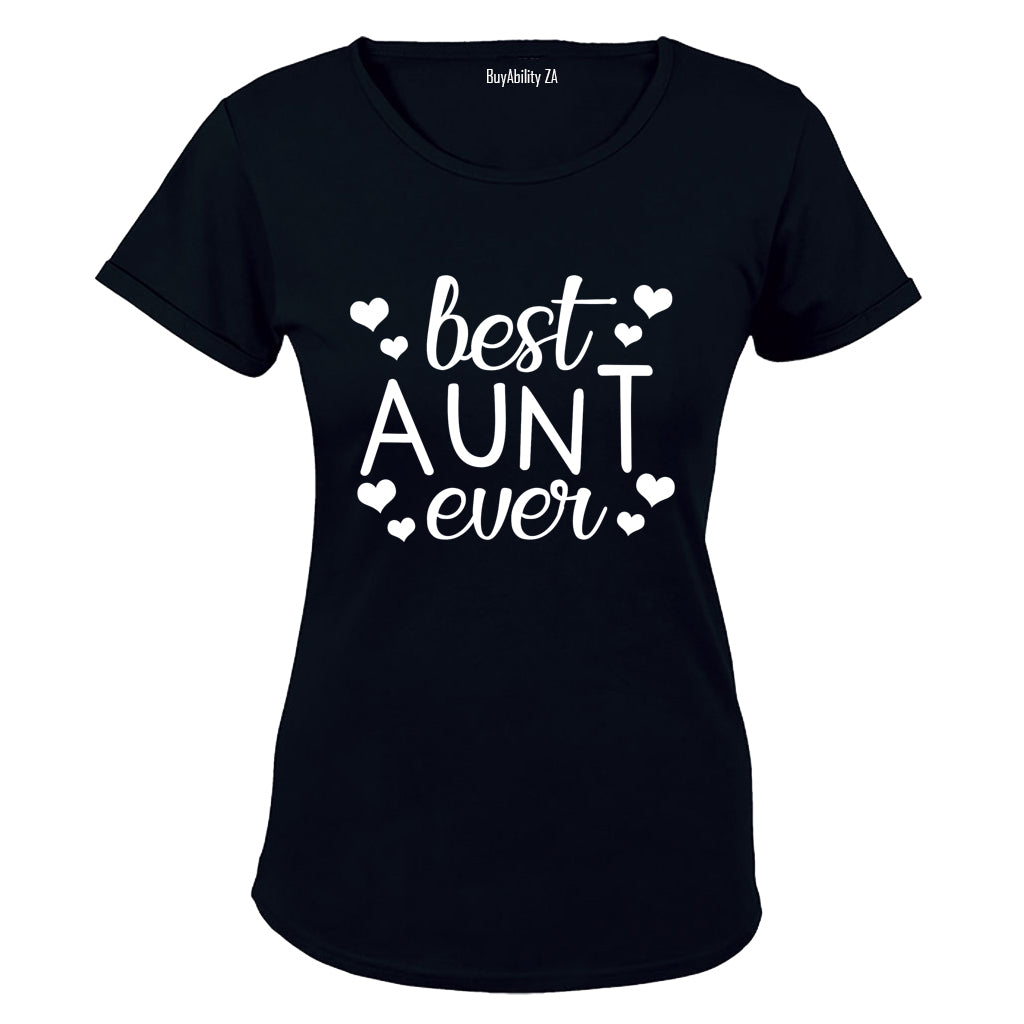 Best Aunt Ever - Hearts - Ladies - T-Shirt