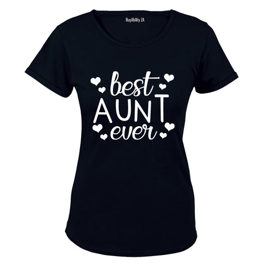 Best Aunt Ever - Hearts - Ladies - T-Shirt