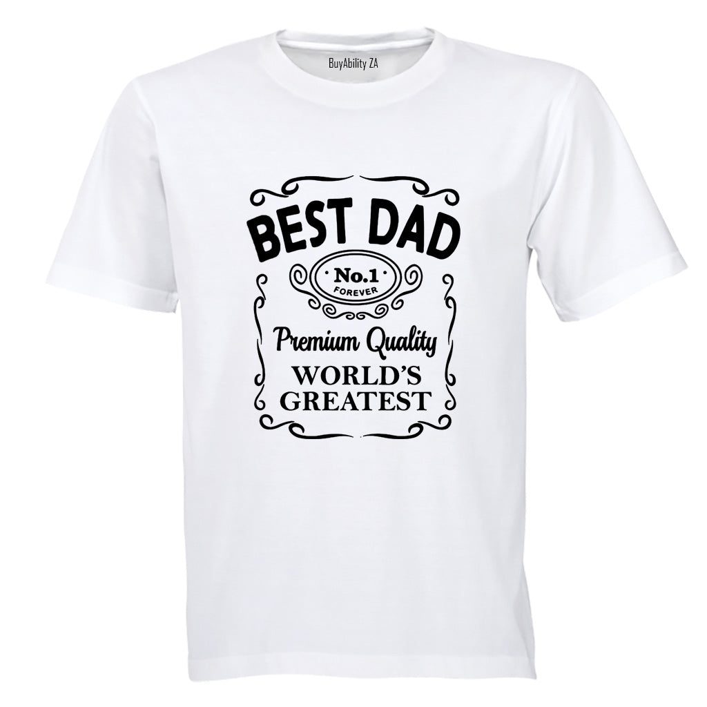 Best Dad - World's Greatest - Adults - T-Shirt