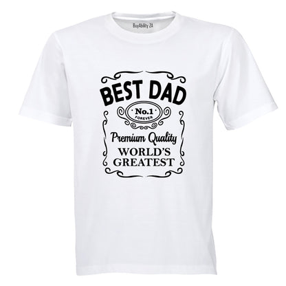 Best Dad - World's Greatest - Adults - T-Shirt