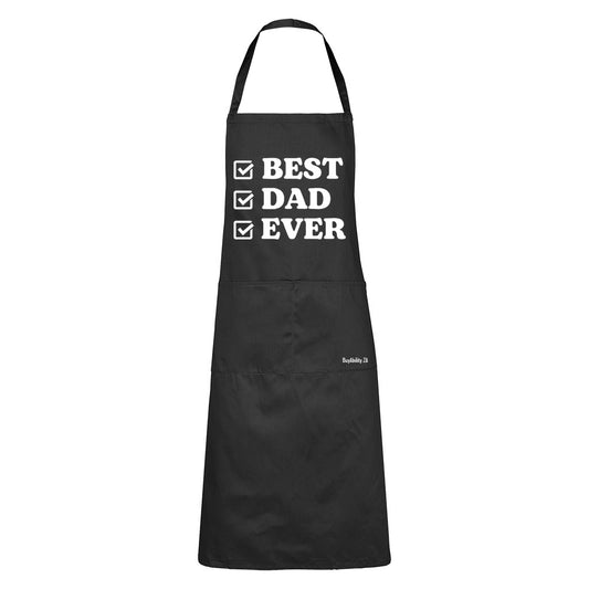 Best Dad Ever - Checked - Apron