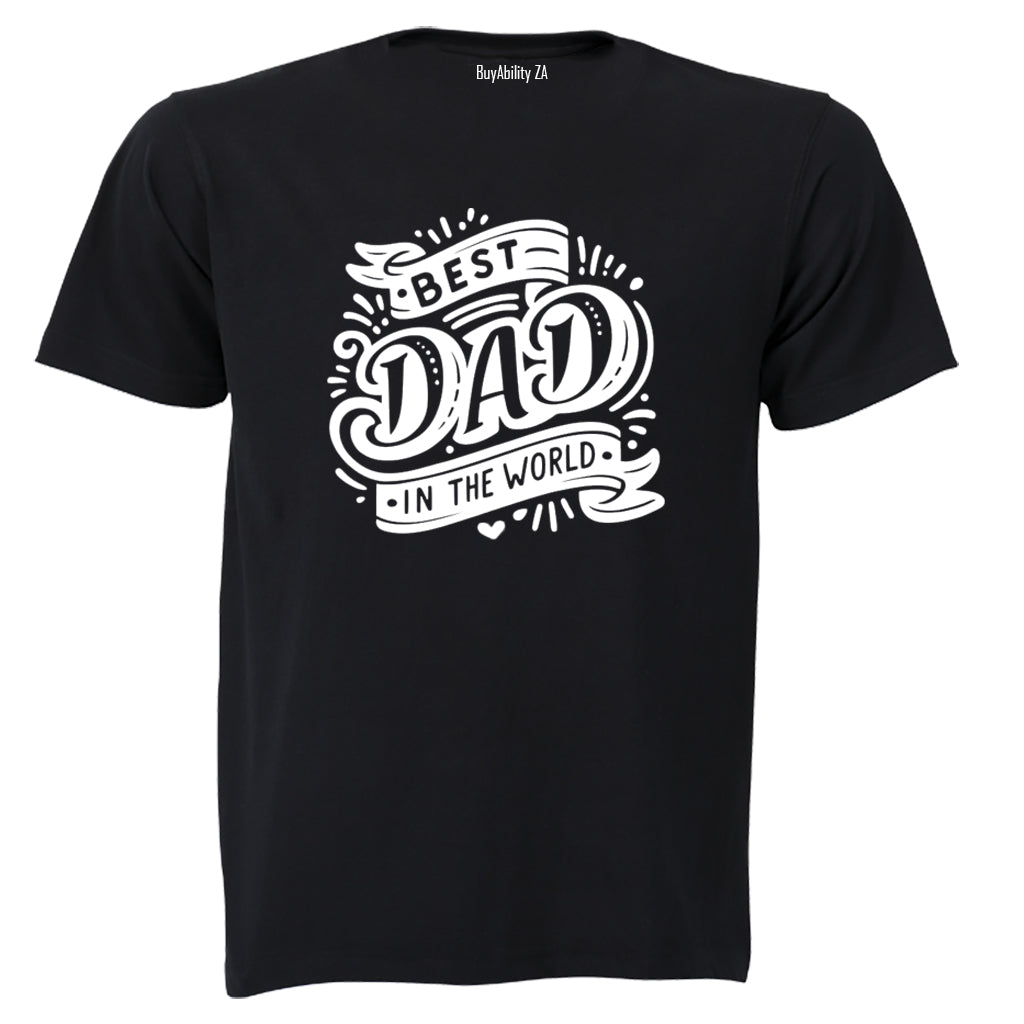 Best Dad In The World - Adults - T-Shirt - BuyAbility South Africa