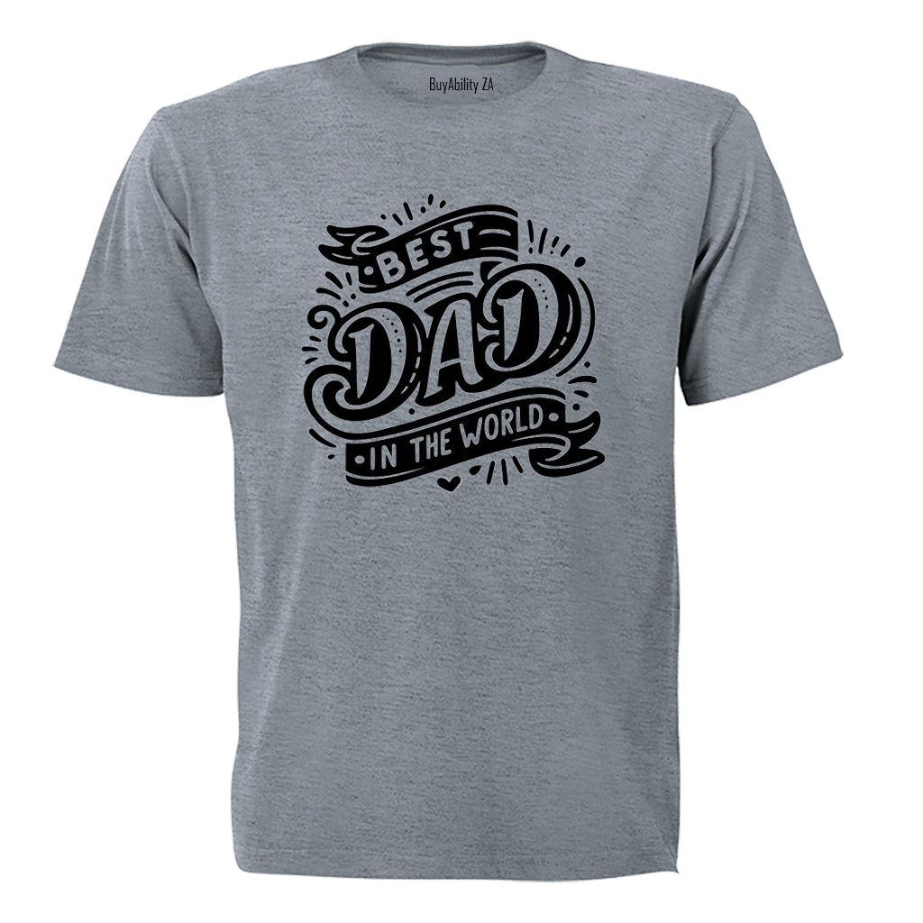 Best Dad In The World - Adults - T-Shirt - BuyAbility South Africa