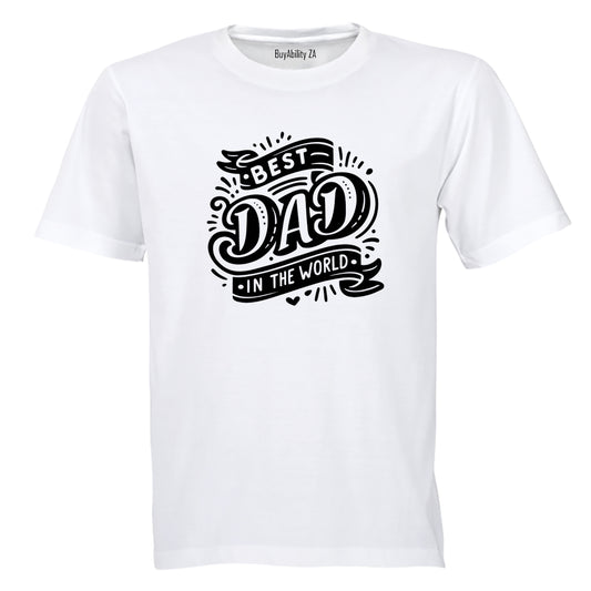 Best Dad In The World - Adults - T-Shirt - BuyAbility South Africa
