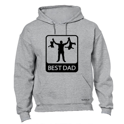 Best Dad with Kids - Hoodie