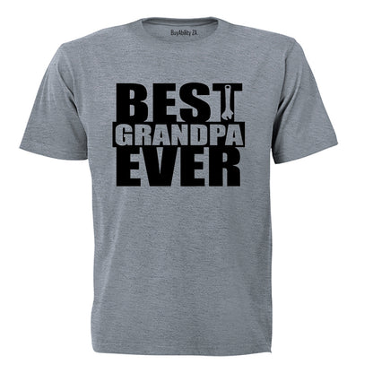 Best Grandpa Ever - Spanner - Adults - T-Shirt