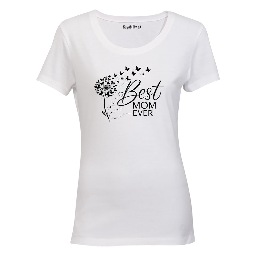 Best Mom Butterflies - Ladies - T-Shirt - BuyAbility South Africa