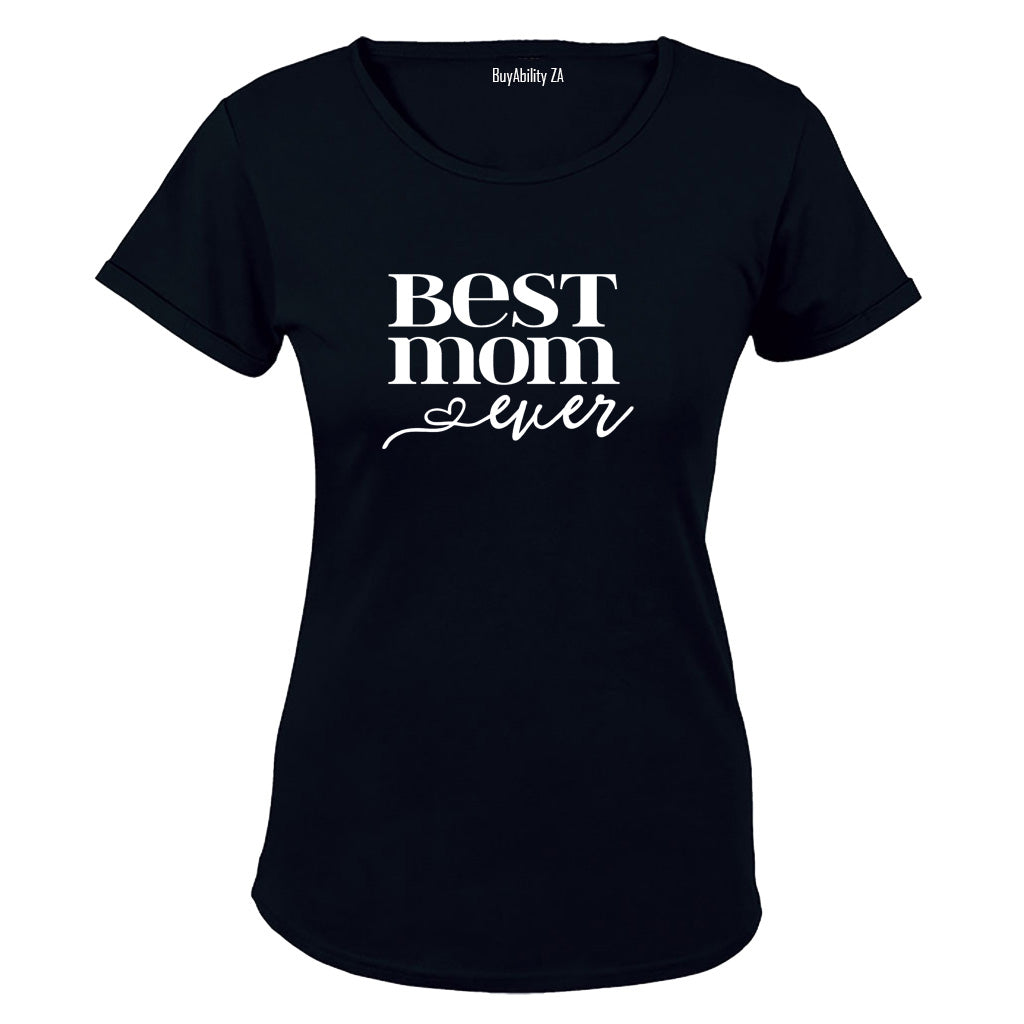 Best Mom Ever - Heart - Ladies - T-Shirt - BuyAbility