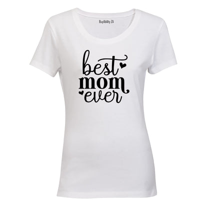 Best Mom Ever Hearts - Ladies - T-Shirt - BuyAbility South Africa