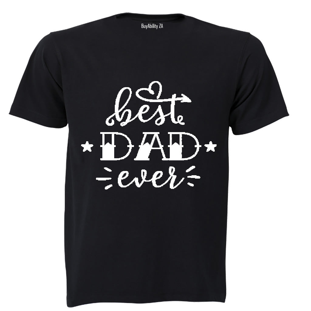 Best Dad Ever - Stars - Adults - T-Shirt