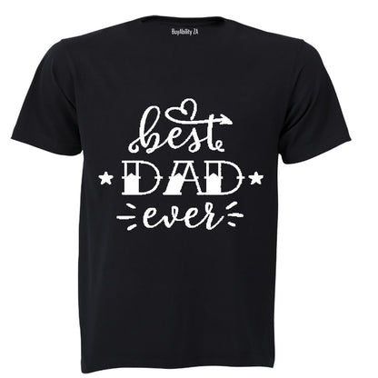 Best Dad Ever - Stars - Adults - T-Shirt