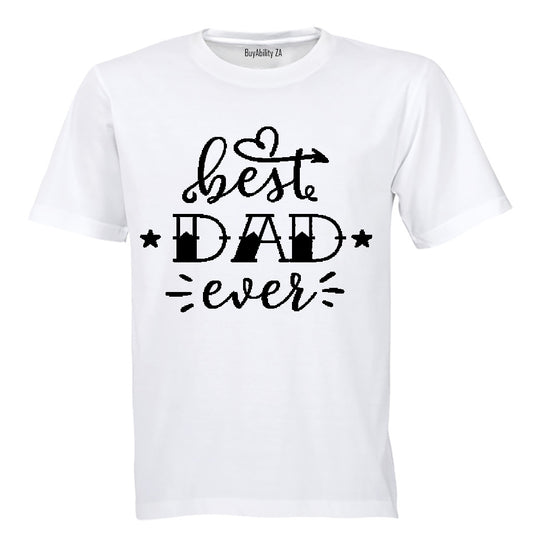 Best Dad Ever - Stars - Adults - T-Shirt