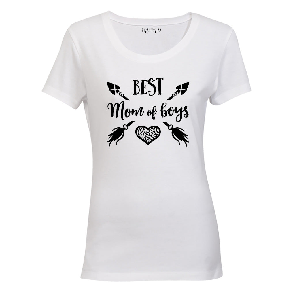 Best MOM of Boys - Ladies - T-Shirt - BuyAbility