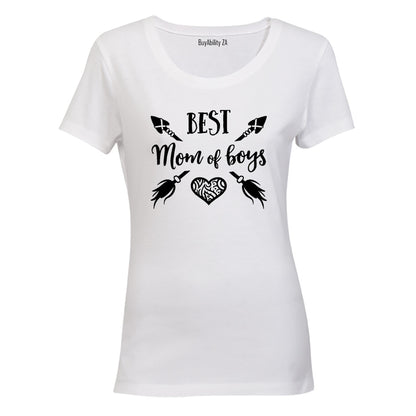 Best MOM of Boys - Ladies - T-Shirt - BuyAbility