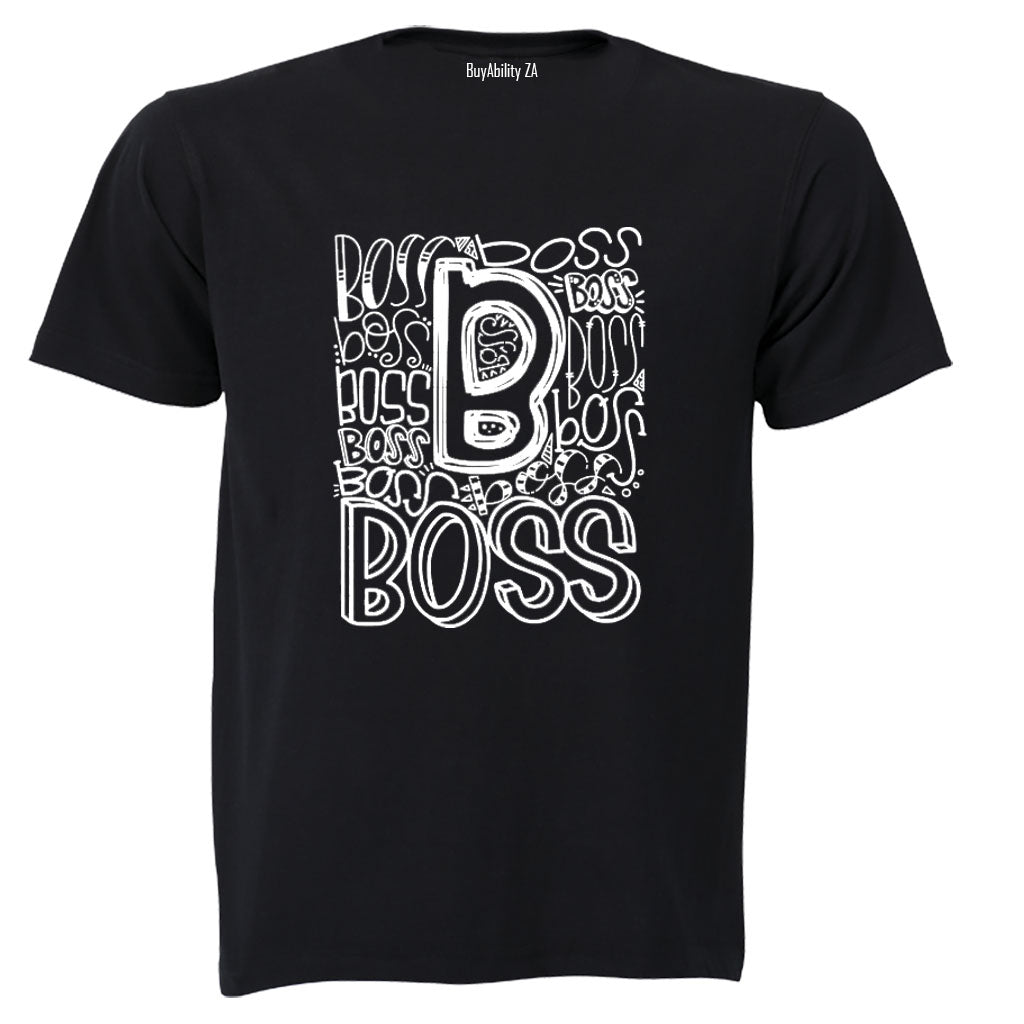 B for BOSS - Adults - T-Shirt - BuyAbility
