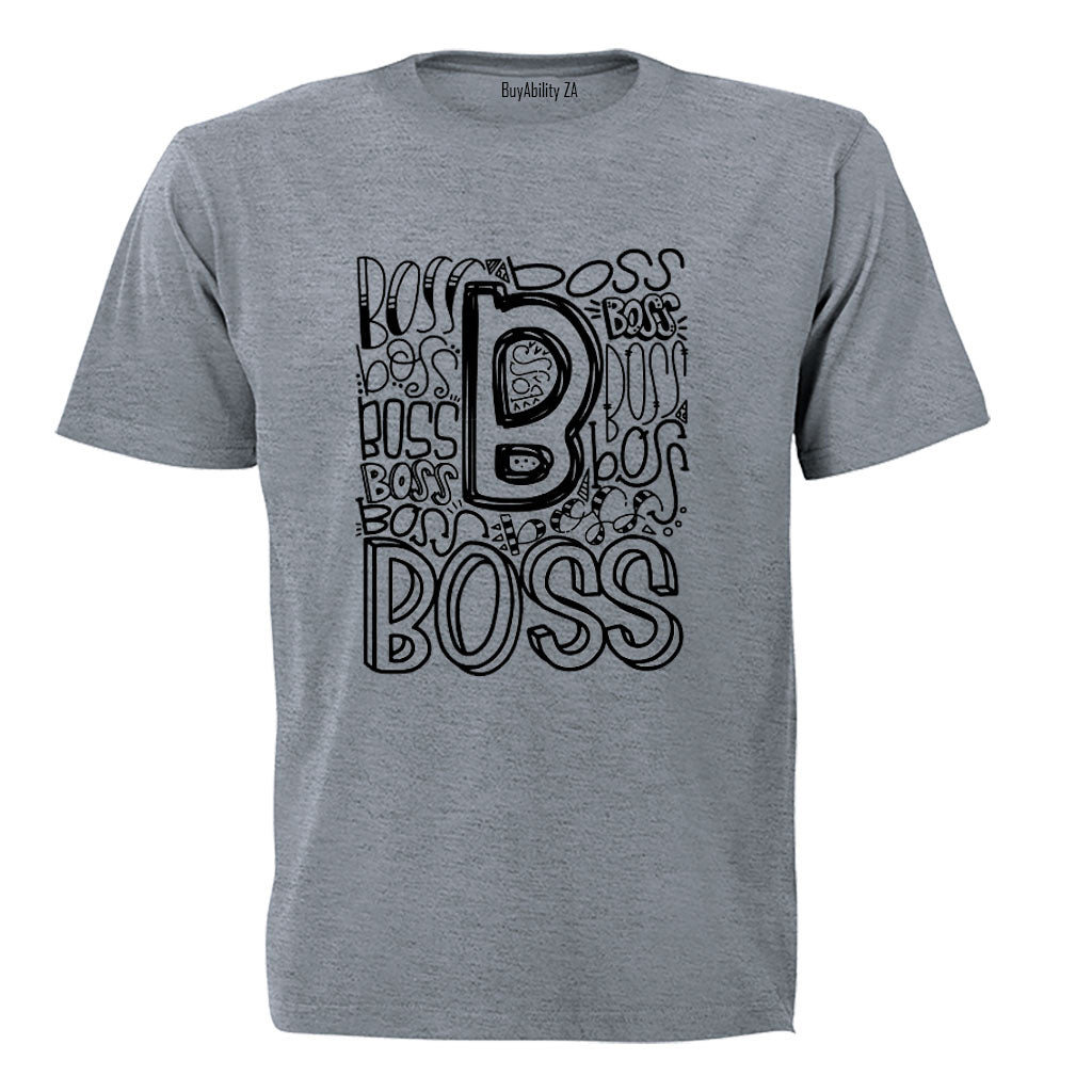B for BOSS - Adults - T-Shirt - BuyAbility
